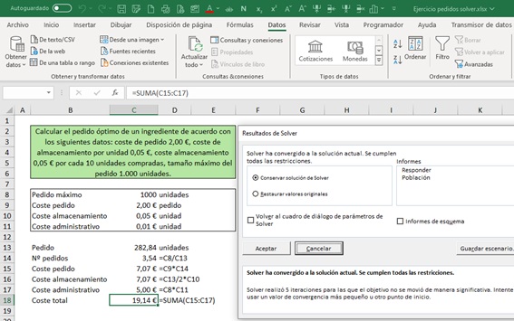 Solver Resultado I