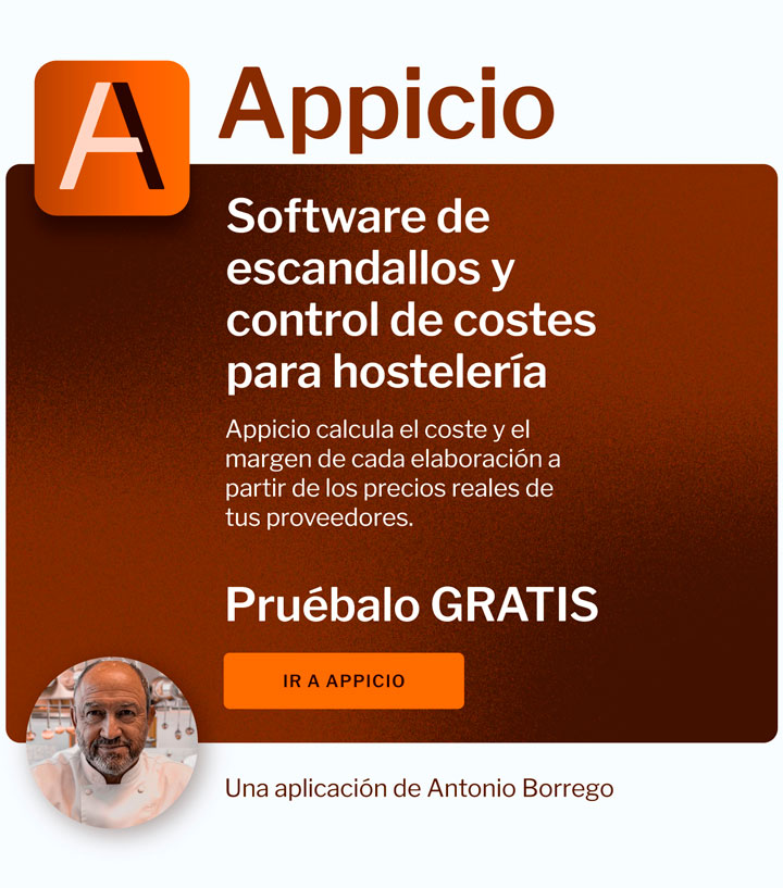 Appicio - Software de gestión de escandallos para hostelería